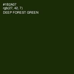 #1B2A07 - Deep Forest Green Color Image