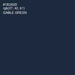 #1B2A3D - Gable Green Color Image