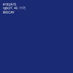 #1B2A75 - Biscay Color Image