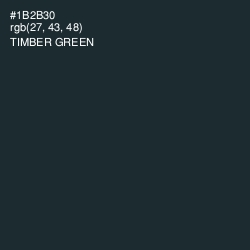 #1B2B30 - Timber Green Color Image