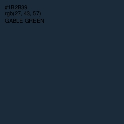 #1B2B39 - Gable Green Color Image