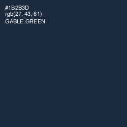 #1B2B3D - Gable Green Color Image