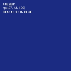 #1B2B81 - Resolution Blue Color Image