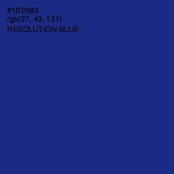 #1B2B83 - Resolution Blue Color Image