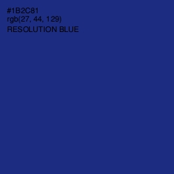 #1B2C81 - Resolution Blue Color Image