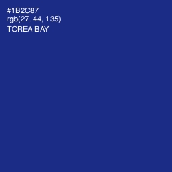 #1B2C87 - Torea Bay Color Image