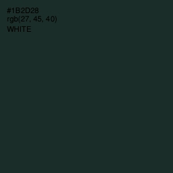 #1B2D28 - Timber Green Color Image