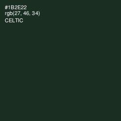 #1B2E22 - Celtic Color Image