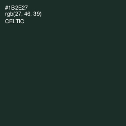 #1B2E27 - Celtic Color Image