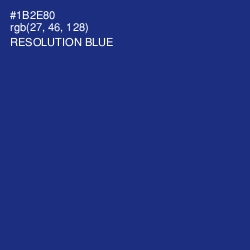 #1B2E80 - Resolution Blue Color Image