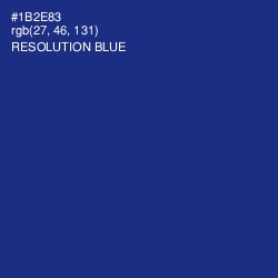 #1B2E83 - Resolution Blue Color Image