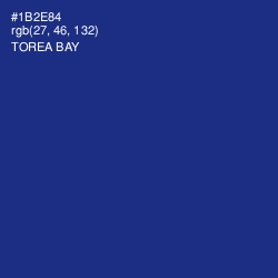 #1B2E84 - Torea Bay Color Image