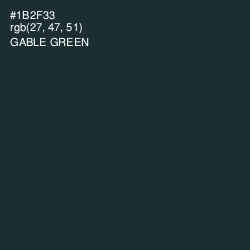 #1B2F33 - Gable Green Color Image