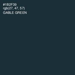 #1B2F39 - Gable Green Color Image