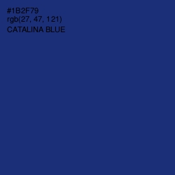 #1B2F79 - Catalina Blue Color Image