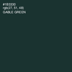 #1B3330 - Gable Green Color Image