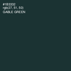 #1B3332 - Gable Green Color Image