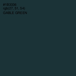 #1B3336 - Gable Green Color Image