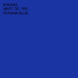 #1B34A3 - Persian Blue Color Image