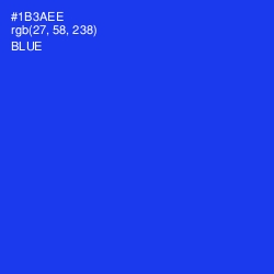 #1B3AEE - Blue Color Image