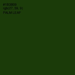 #1B3B09 - Palm Leaf Color Image