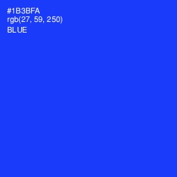 #1B3BFA - Blue Color Image