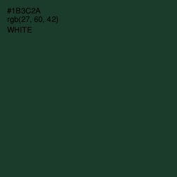 #1B3C2A - Timber Green Color Image