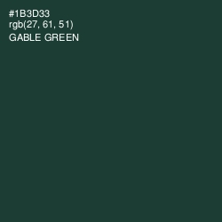 #1B3D33 - Gable Green Color Image