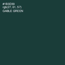 #1B3D39 - Gable Green Color Image