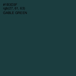 #1B3D3F - Gable Green Color Image