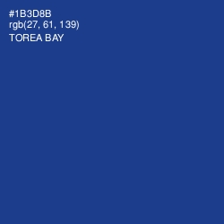 #1B3D8B - Torea Bay Color Image