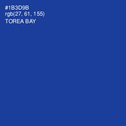 #1B3D9B - Torea Bay Color Image