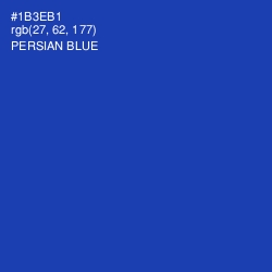 #1B3EB1 - Persian Blue Color Image