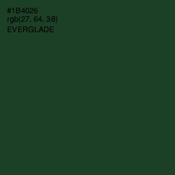 #1B4026 - Everglade Color Image