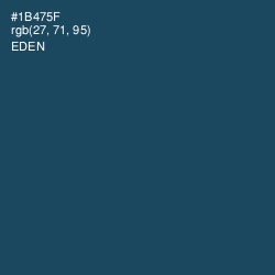 #1B475F - Eden Color Image