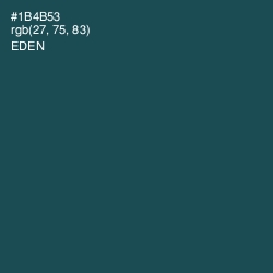 #1B4B53 - Eden Color Image