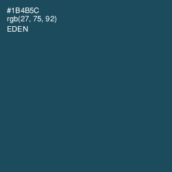 #1B4B5C - Eden Color Image