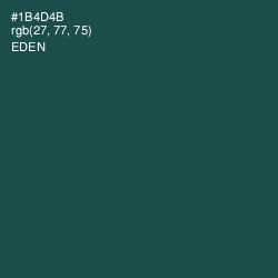 #1B4D4B - Eden Color Image