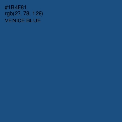 #1B4E81 - Venice Blue Color Image