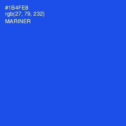 #1B4FE8 - Mariner Color Image