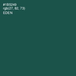 #1B5249 - Eden Color Image