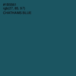 #1B5561 - Chathams Blue Color Image