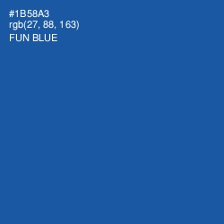 #1B58A3 - Fun Blue Color Image