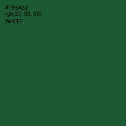 #1B5A32 - Te Papa Green Color Image