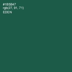 #1B5B47 - Eden Color Image