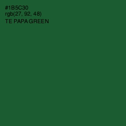 #1B5C30 - Te Papa Green Color Image