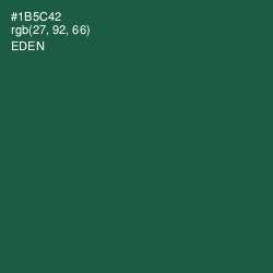 #1B5C42 - Eden Color Image