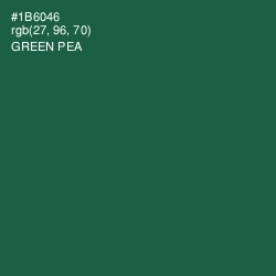 #1B6046 - Green Pea Color Image