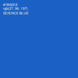 #1B60C5 - Science Blue Color Image
