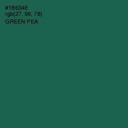 #1B634E - Green Pea Color Image